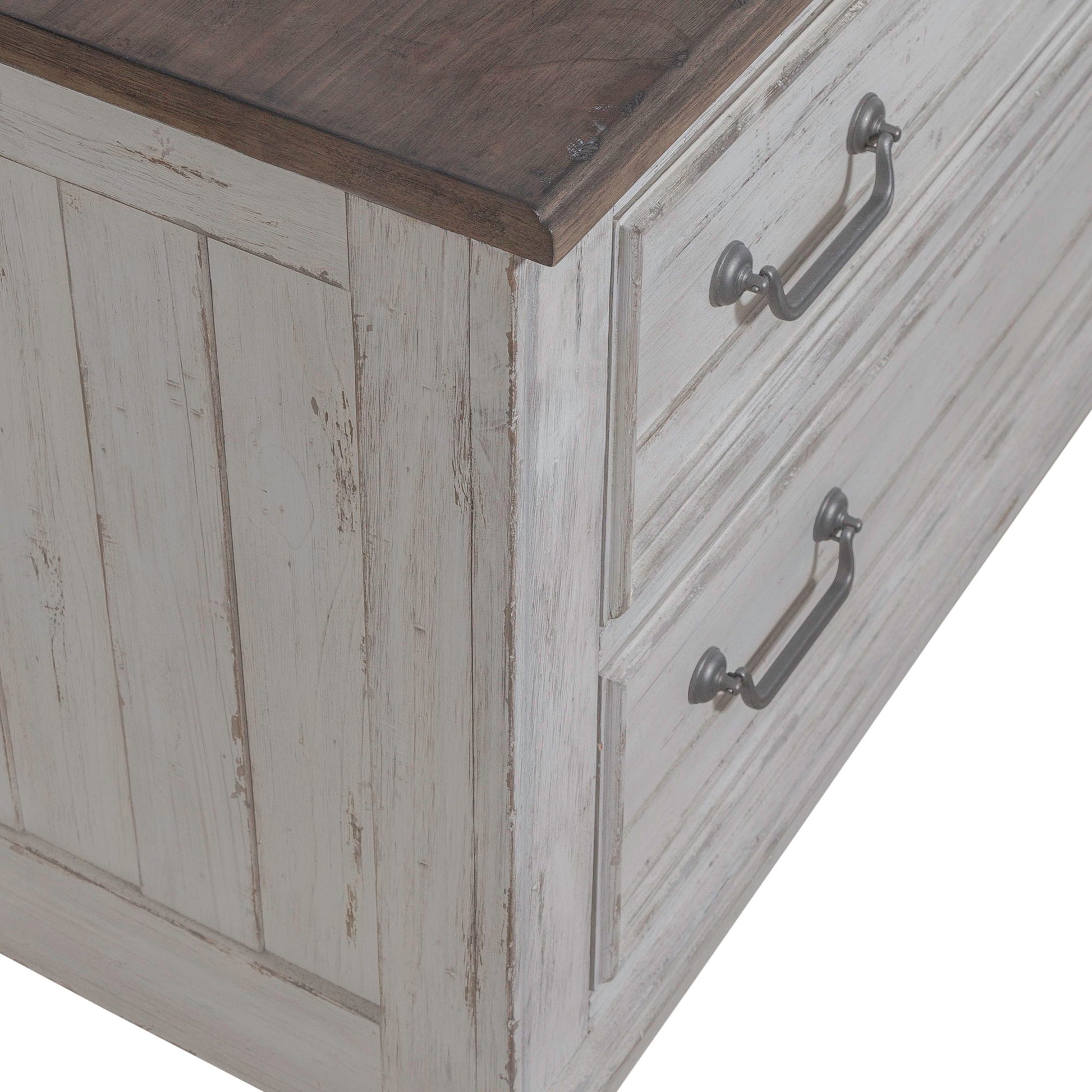 River Place - Curio Base - White - Hornell Furniture Outlet