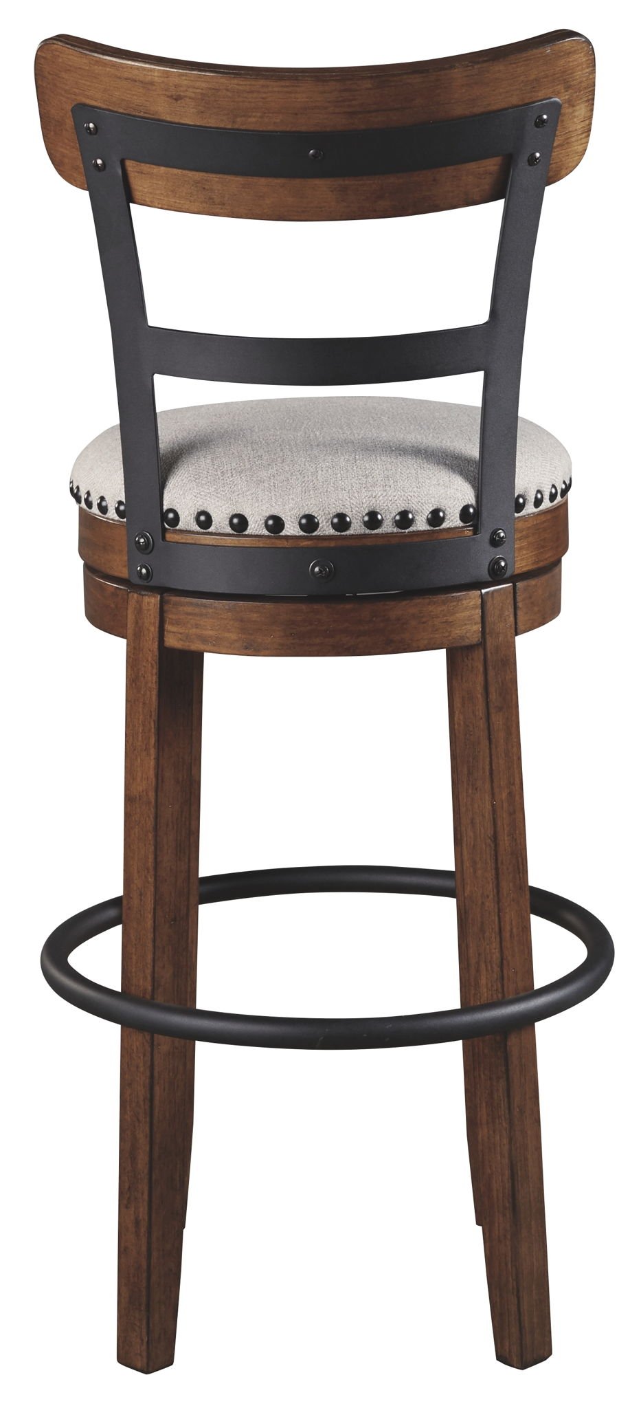 Valebeck - Tall Upholstered Swivel Barstool - Hornell Furniture Outlet