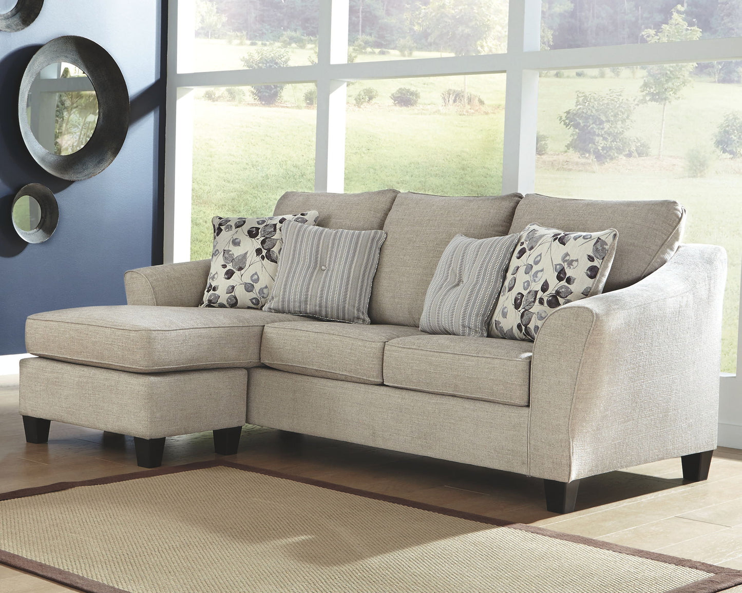 Abney - Driftwood - Sofa Chaise - Hornell Furniture Outlet