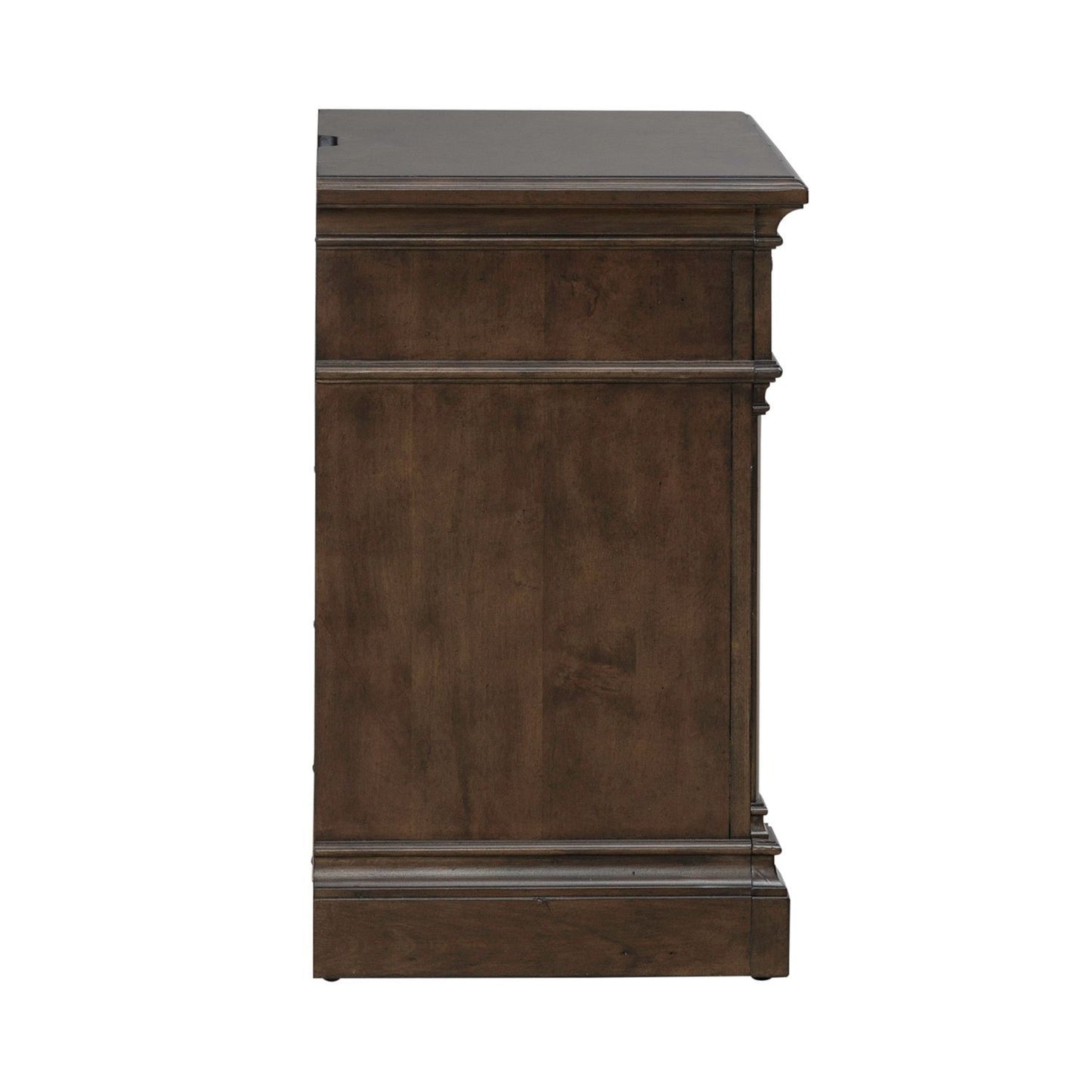 Arden Road - Nightstand With Charging Station - Satin Cherry - Hornell Furniture Outlet