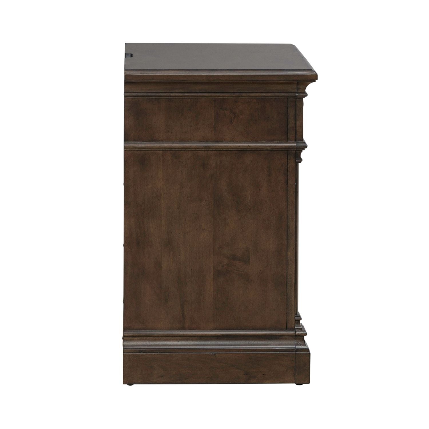 Arden Road - Nightstand With Charging Station - Satin Cherry - Hornell Furniture Outlet
