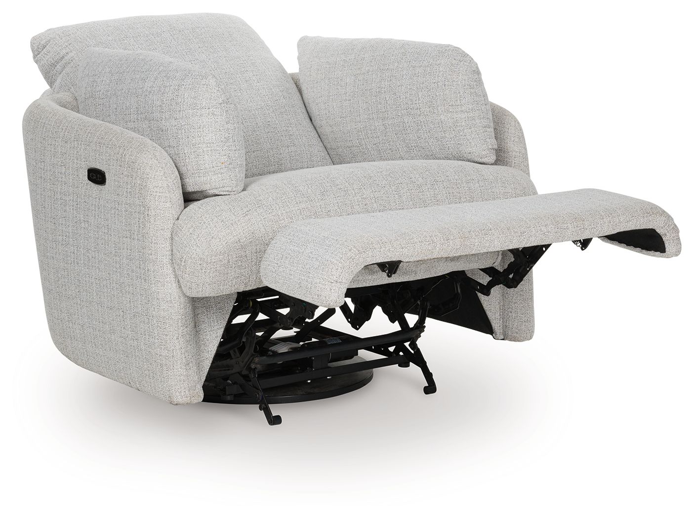 Alainmont Next - Gen Nuvella - Swivel Power Recliner - Hornell Furniture Outlet