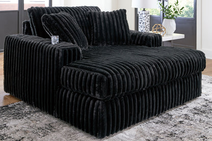 Midnight - Madness - Oversized Chaise - Hornell Furniture Outlet