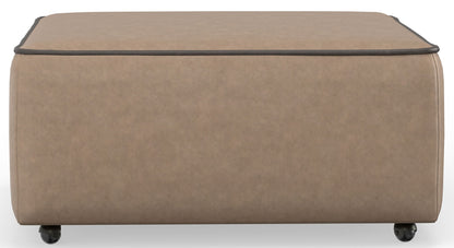 Nico - Castered Cocktail Ottoman - Hornell Furniture Outlet
