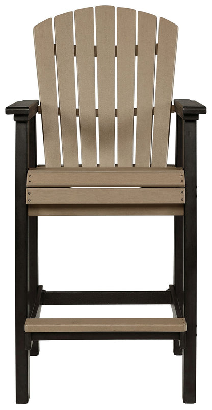 Fairen Trail - Black / Driftwood - 5 Pc. - Dining Set with 4 Chairs - Hornell Furniture Outlet