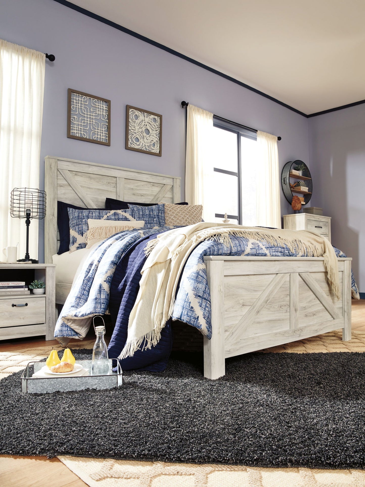 Bellaby - Crossbuck Panel Bed - Hornell Furniture Outlet