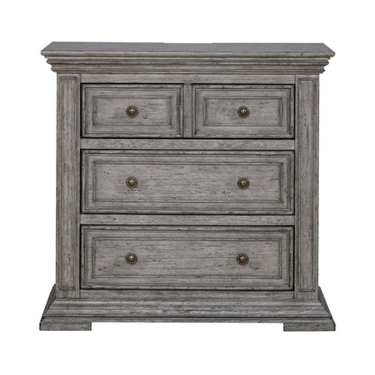 Big Valley - Bedside Chest With Charging Station - Hornell Furniture Outlet