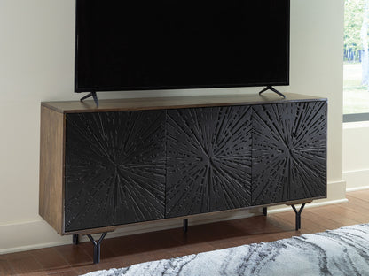 Lavinmont - Multi Brown - Accent Cabinet - Hornell Furniture Outlet