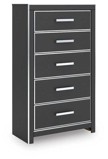 Zuraleus - Five Drawer Chest - Hornell Furniture Outlet