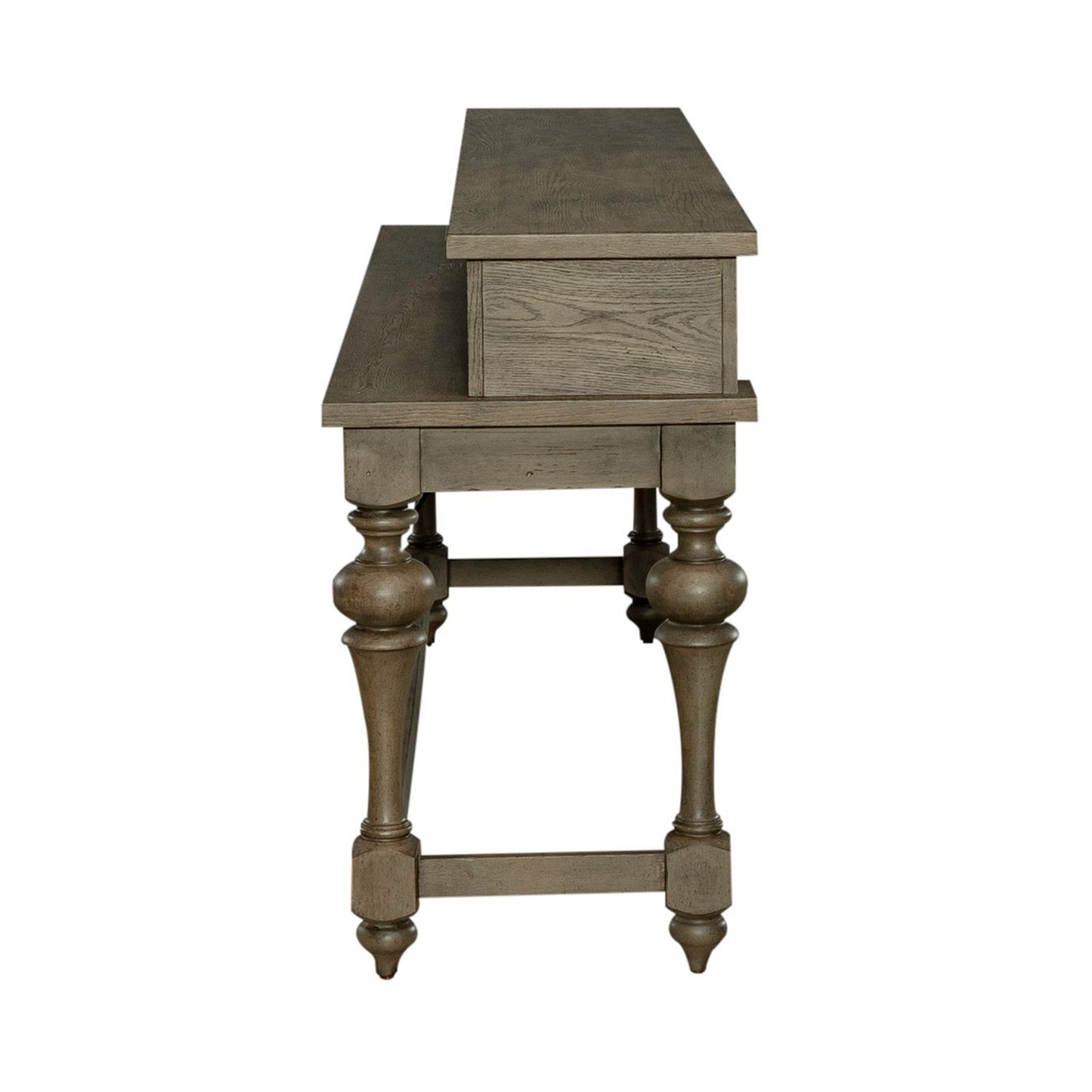 Americana Farmhouse - Console Bar Table - Light Brown - Hornell Furniture Outlet