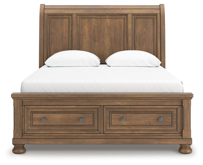 Feddinger - Storage Sleigh Bed - Hornell Furniture Outlet