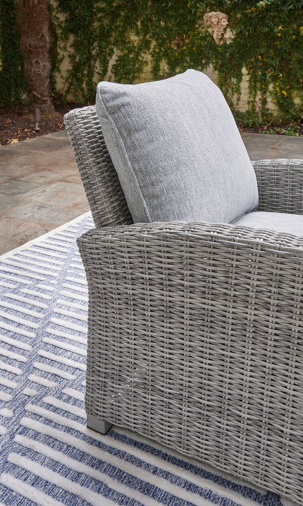 Naples Beach - Light Gray - Lounge Chair w/Cushion - Hornell Furniture Outlet