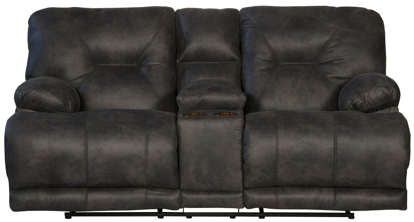 Voyager - Lay Flat Console Reclining Loveseat - Hornell Furniture Outlet