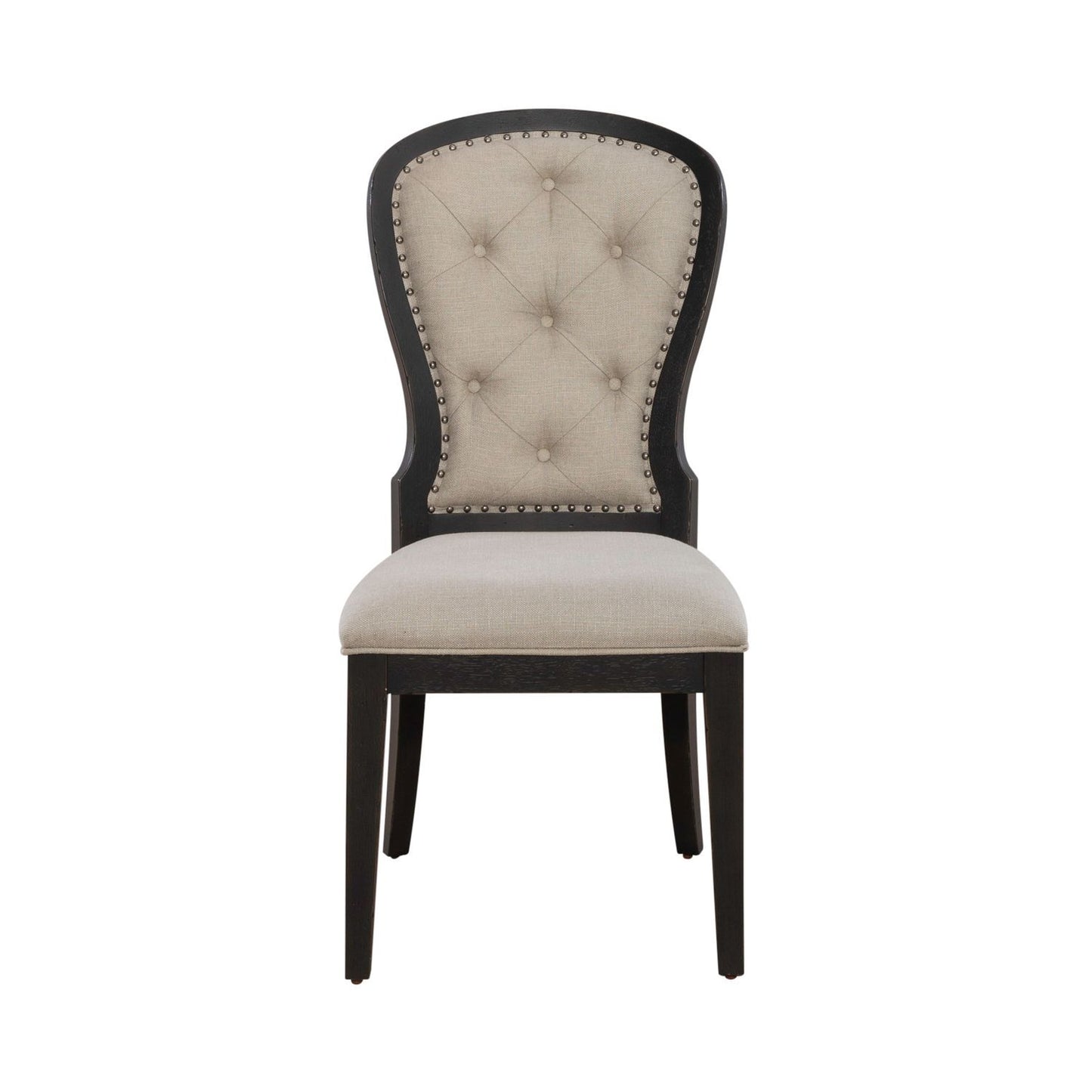 Americana Farmhouse - Upholstered Tufted Back Side Chair - Hornell Furniture Outlet