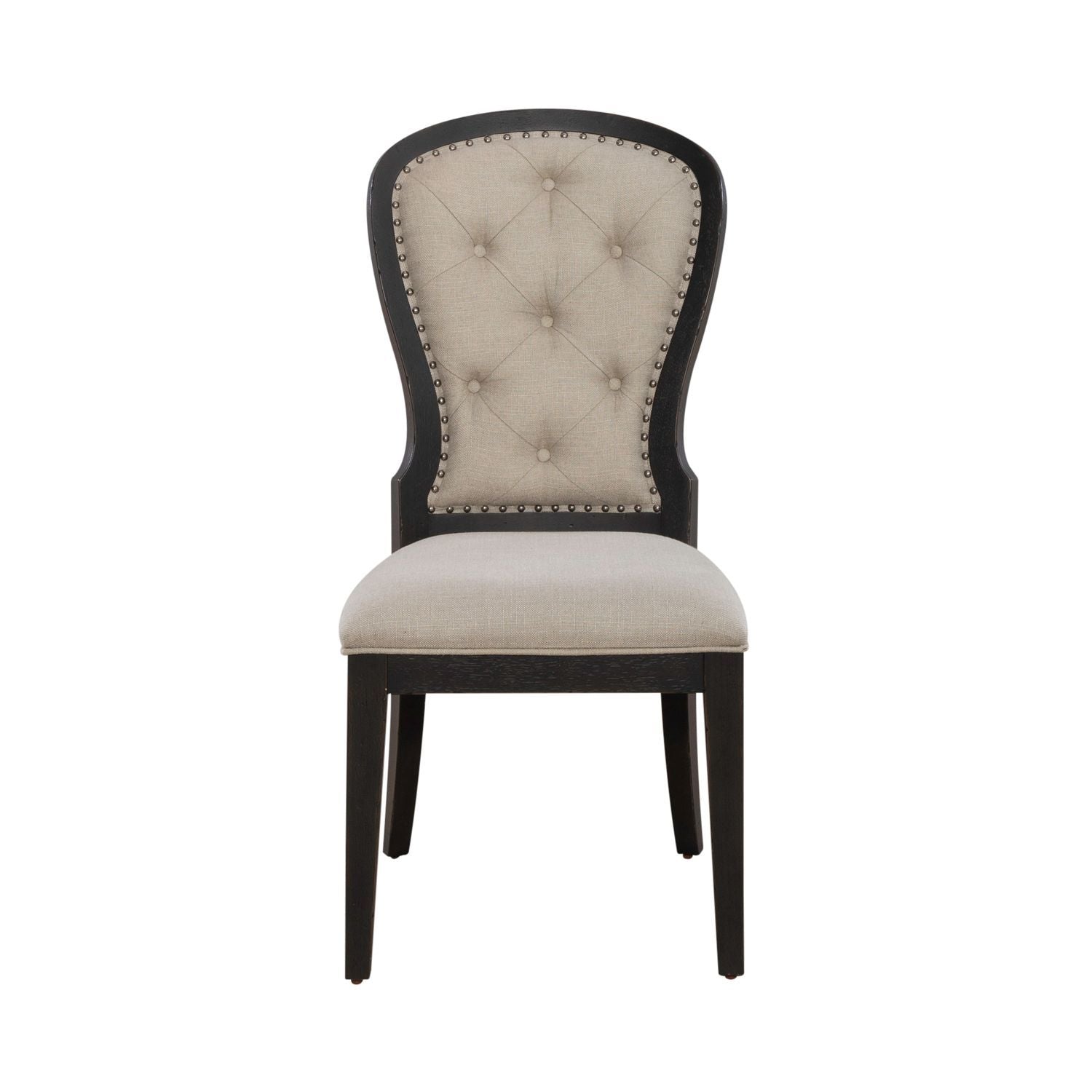 Americana Farmhouse - Upholstered Tufted Back Side Chair - Hornell Furniture Outlet