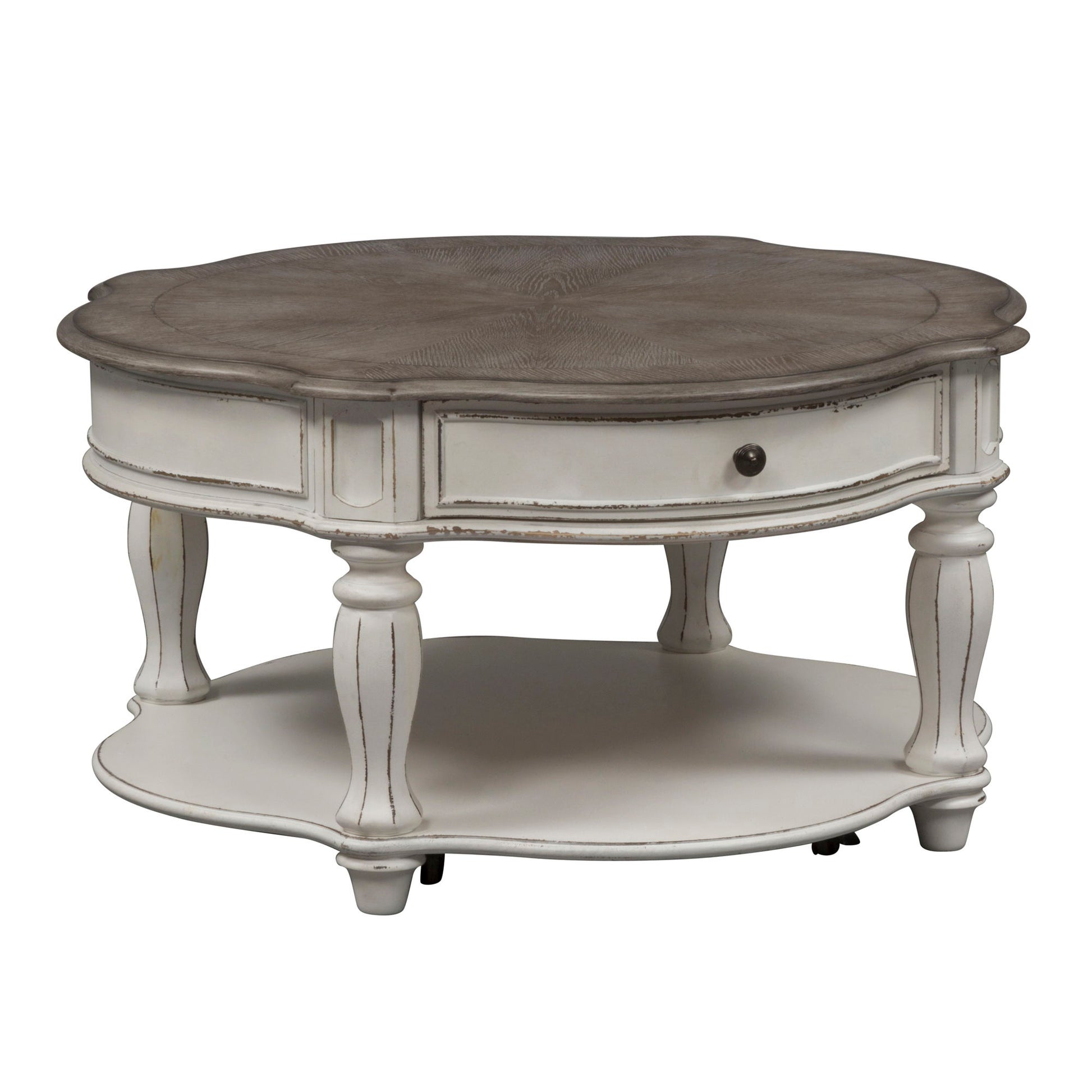 Magnolia Manor - Round Cocktail Table - Hornell Furniture Outlet