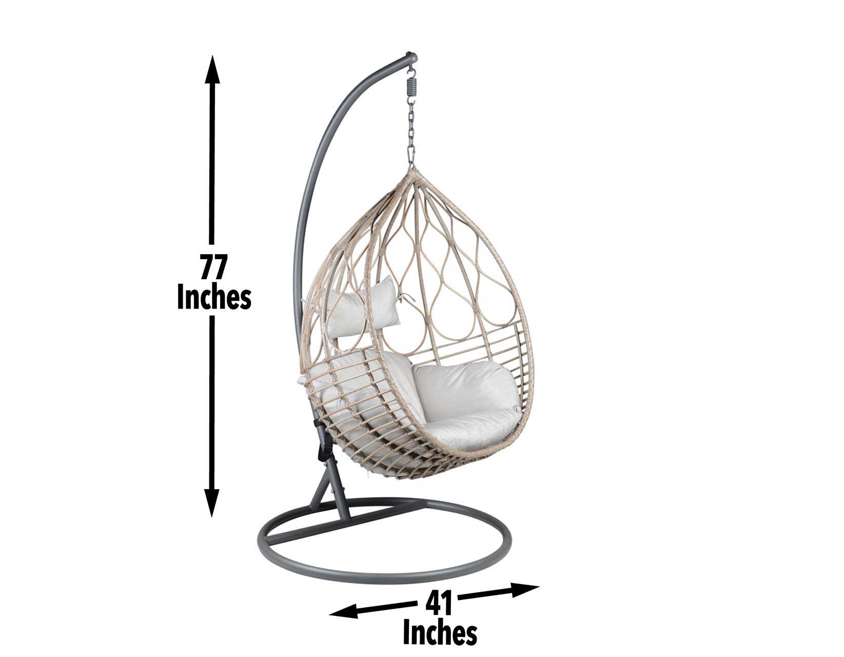 Lux - Basket Chair - White - Hornell Furniture Outlet