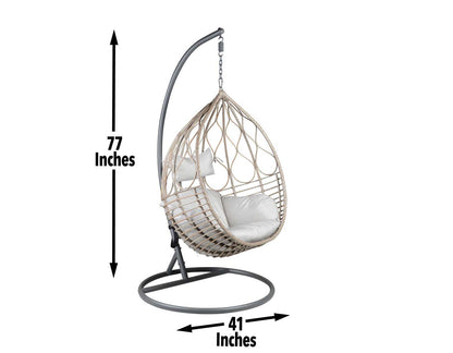 Lux - Basket Chair - White - Hornell Furniture Outlet