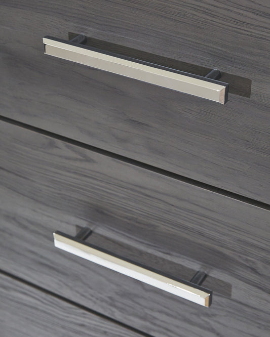 Lodanna - Gray - Five Drawer Chest - Hornell Furniture Outlet