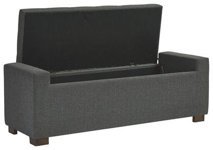 Cortwell - Gray - Storage Bench - Hornell Furniture Outlet