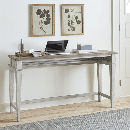 Heartland - Console Bar Table - White - Hornell Furniture Outlet
