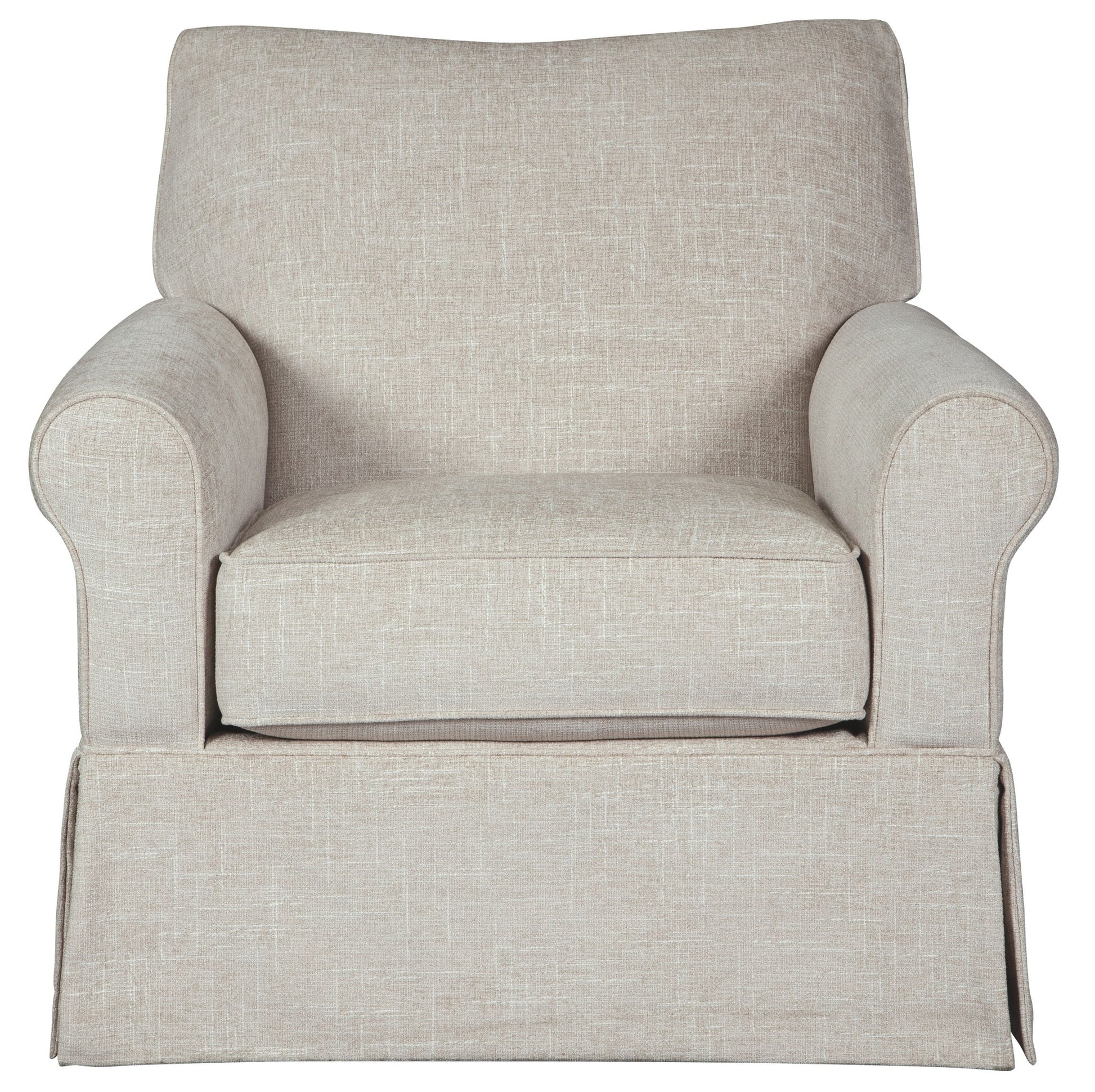 Searcy - Quartz - Swivel Glider Accent Chair - Hornell Furniture Outlet