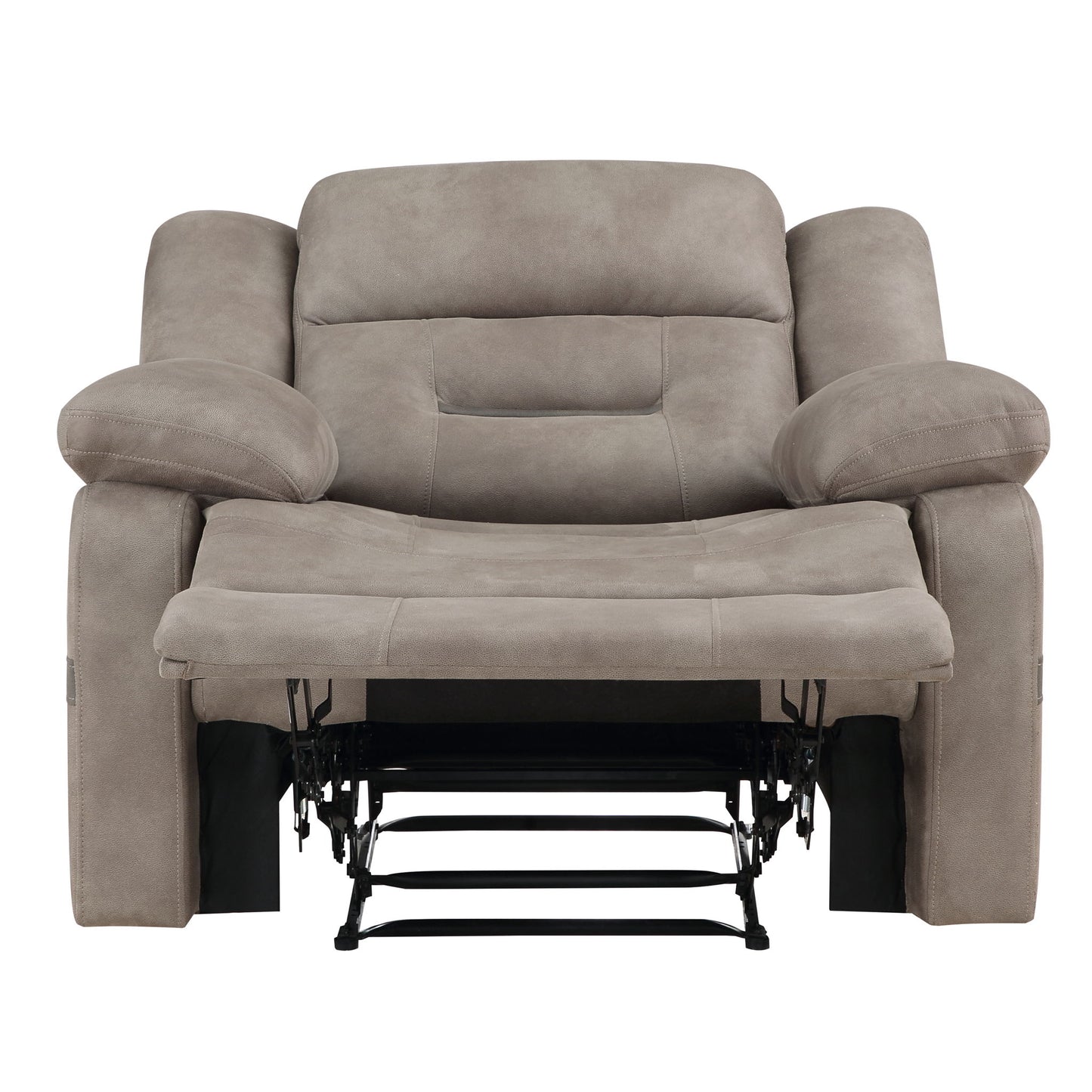 Abilene - Manual Reclining Chair - Tan - Hornell Furniture Outlet