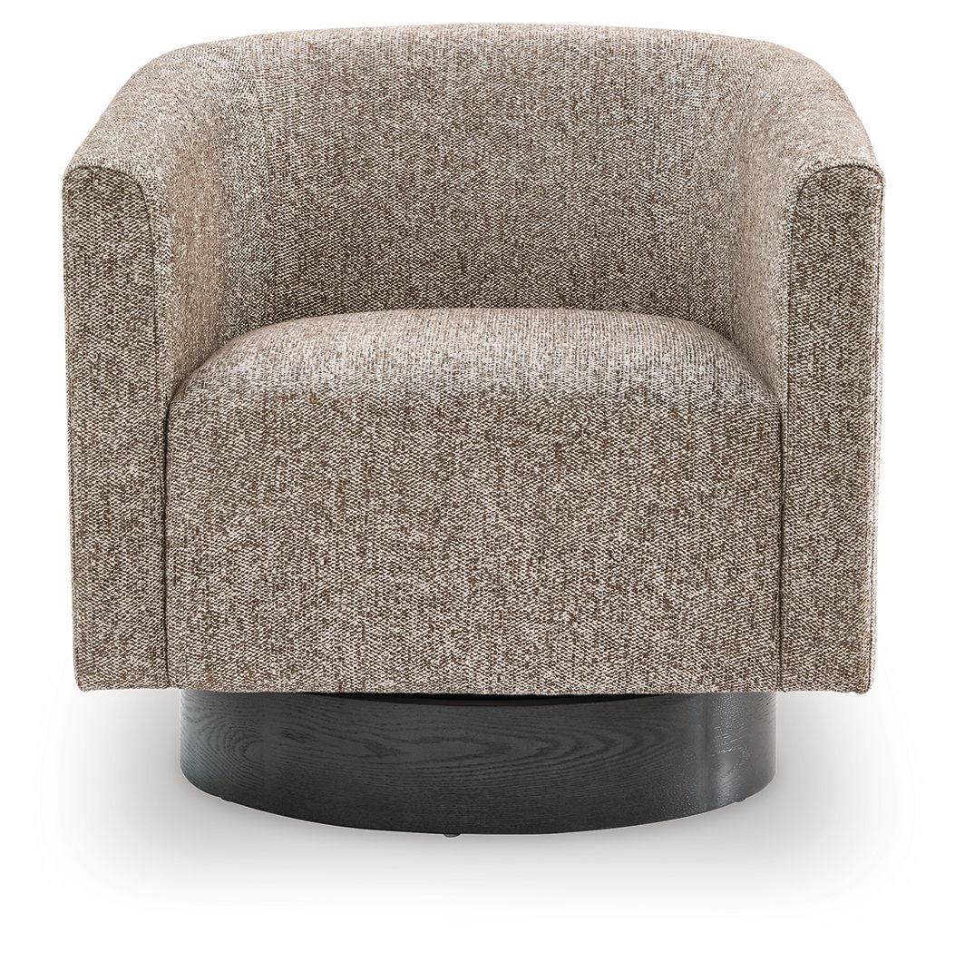 Jorryn - Swivel Accent Chair - Brown - Hornell Furniture Outlet