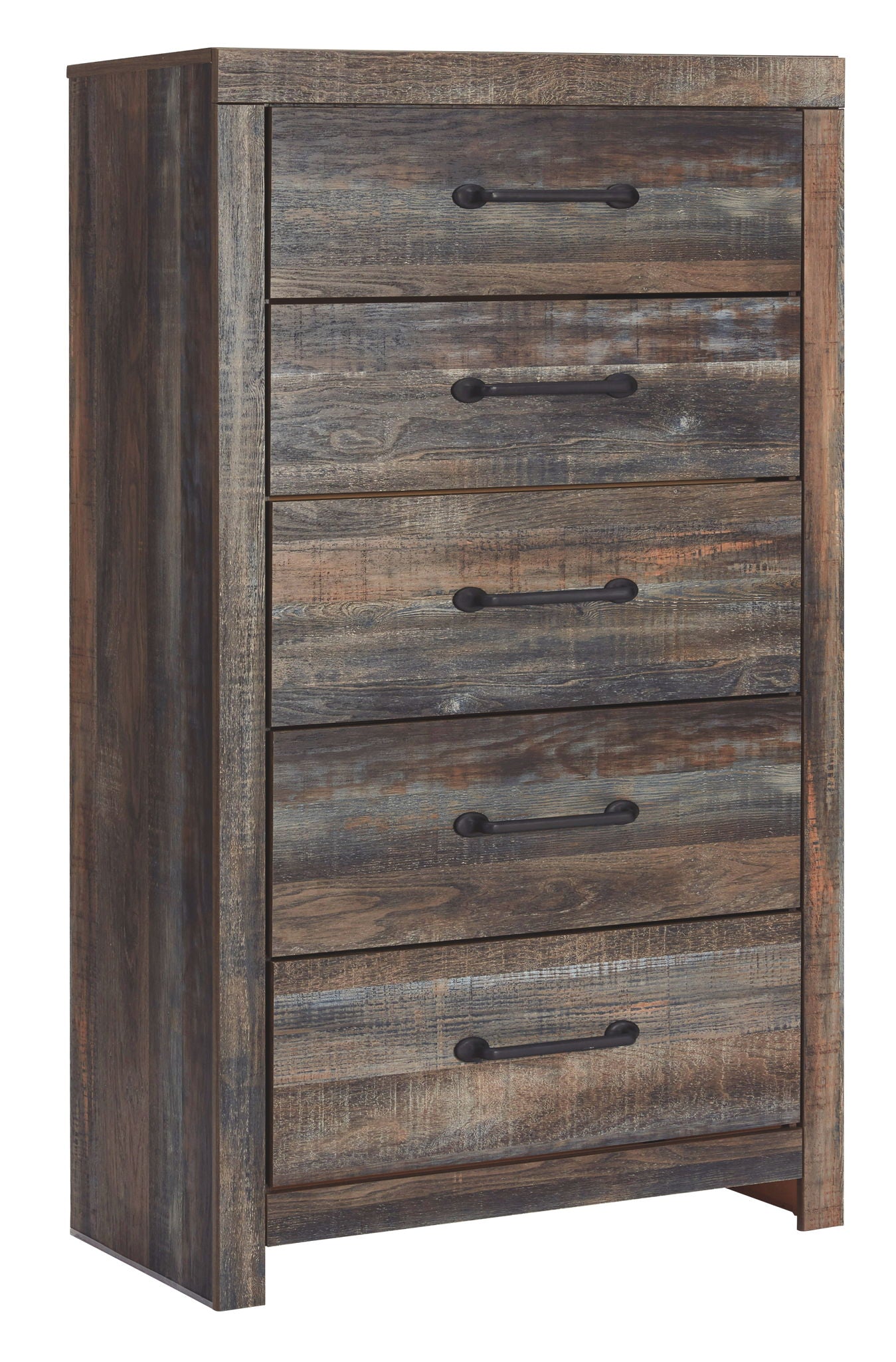 Drystan - Brown / Beige - Five Drawer Chest - Hornell Furniture Outlet