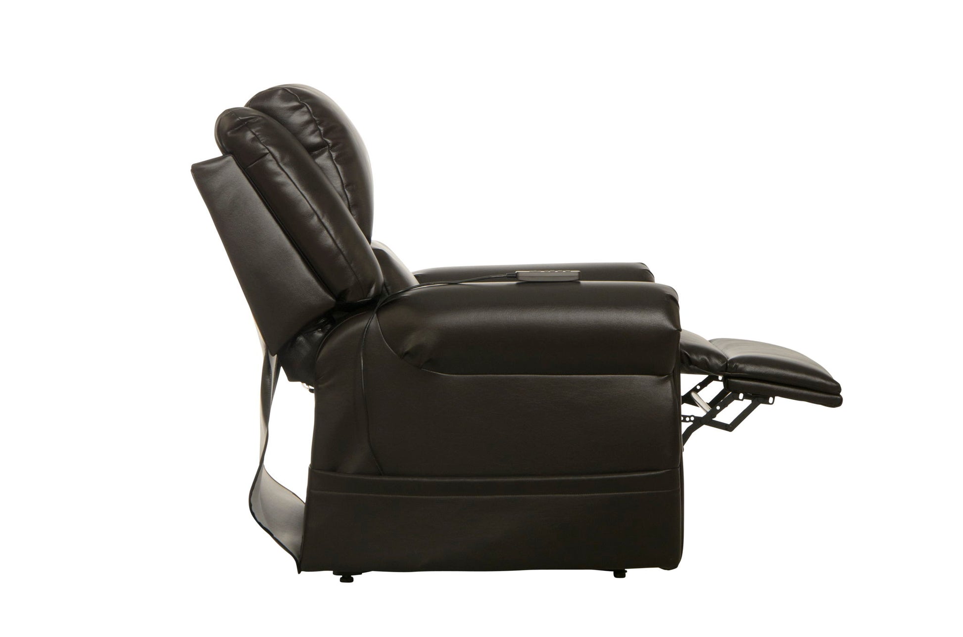 Cosset - Power Lift With Power Headrest / Layflat / Heat / Massage - Espresso - Hornell Furniture Outlet