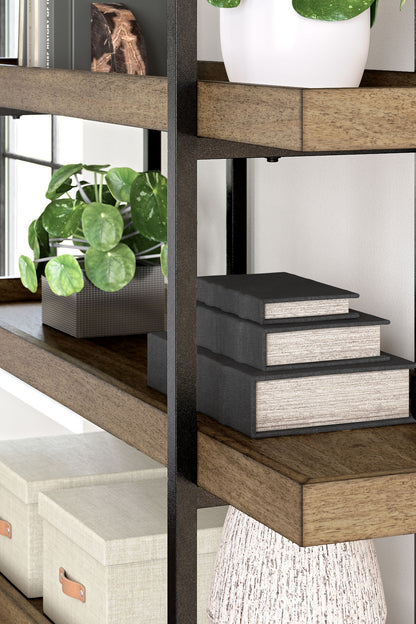Montia - Light Brown - Bookcase - Hornell Furniture Outlet
