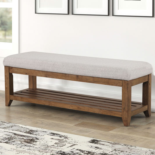 Shaker Lakes - Bed Bench - Brown - Hornell Furniture Outlet