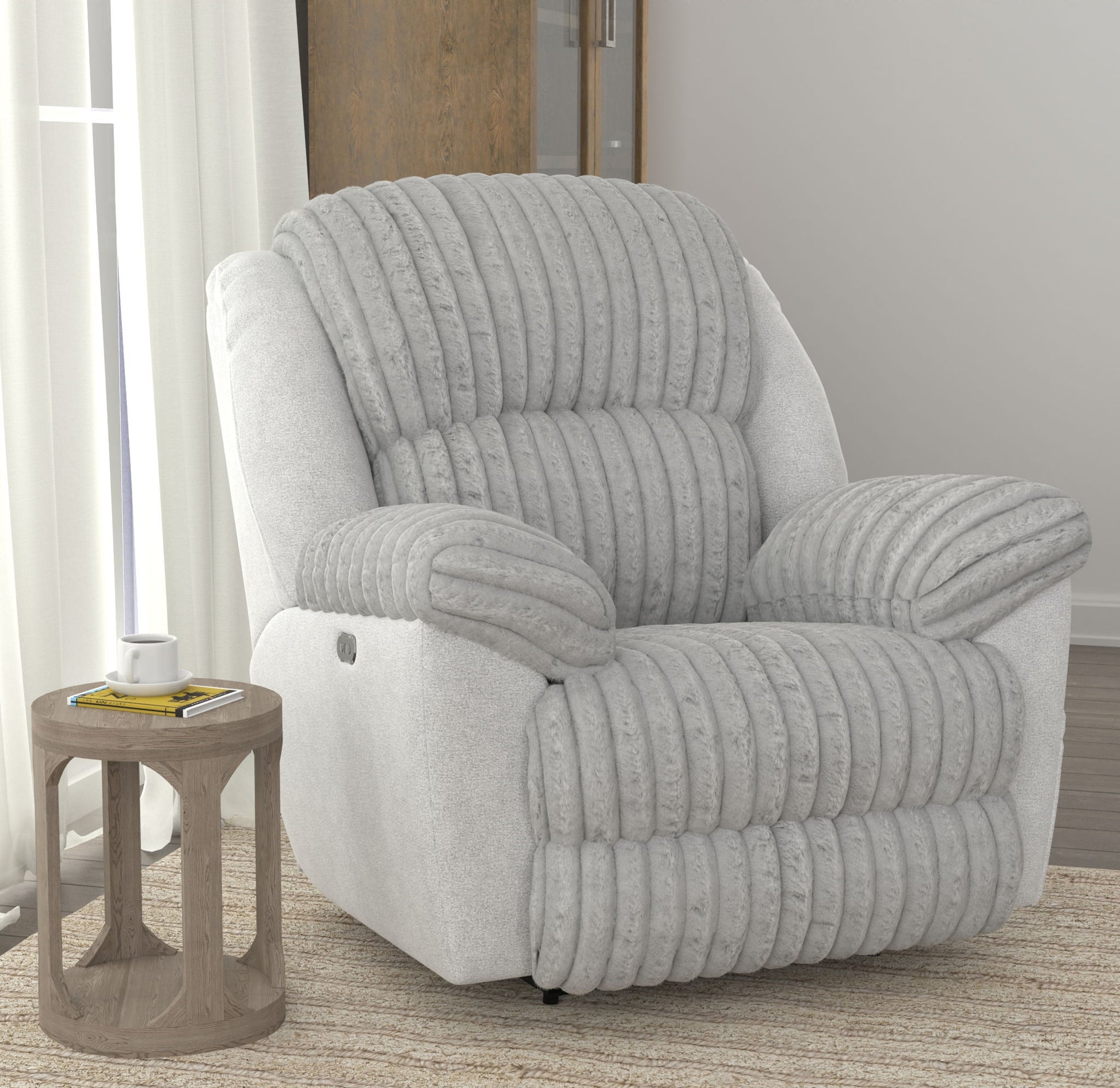 Shaggy - Power Lay Flat Recliner With Zero Gravity - Hornell Furniture Outlet