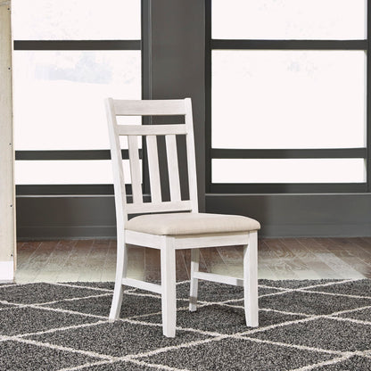 Summerville - Slat Back Side Chair - White - Hornell Furniture Outlet