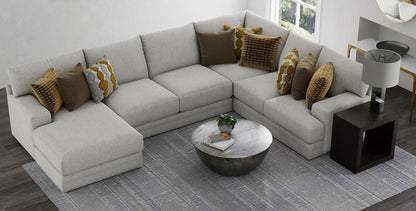 Tori - Sectional With Comfort Coil Seating And Accent Pillows Included - Hornell Furniture Outlet