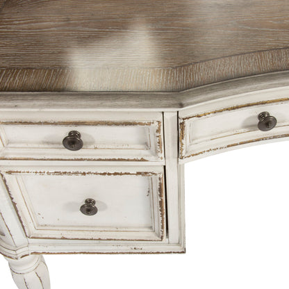 Magnolia Manor - Vanity Desk - White - Hornell Furniture Outlet