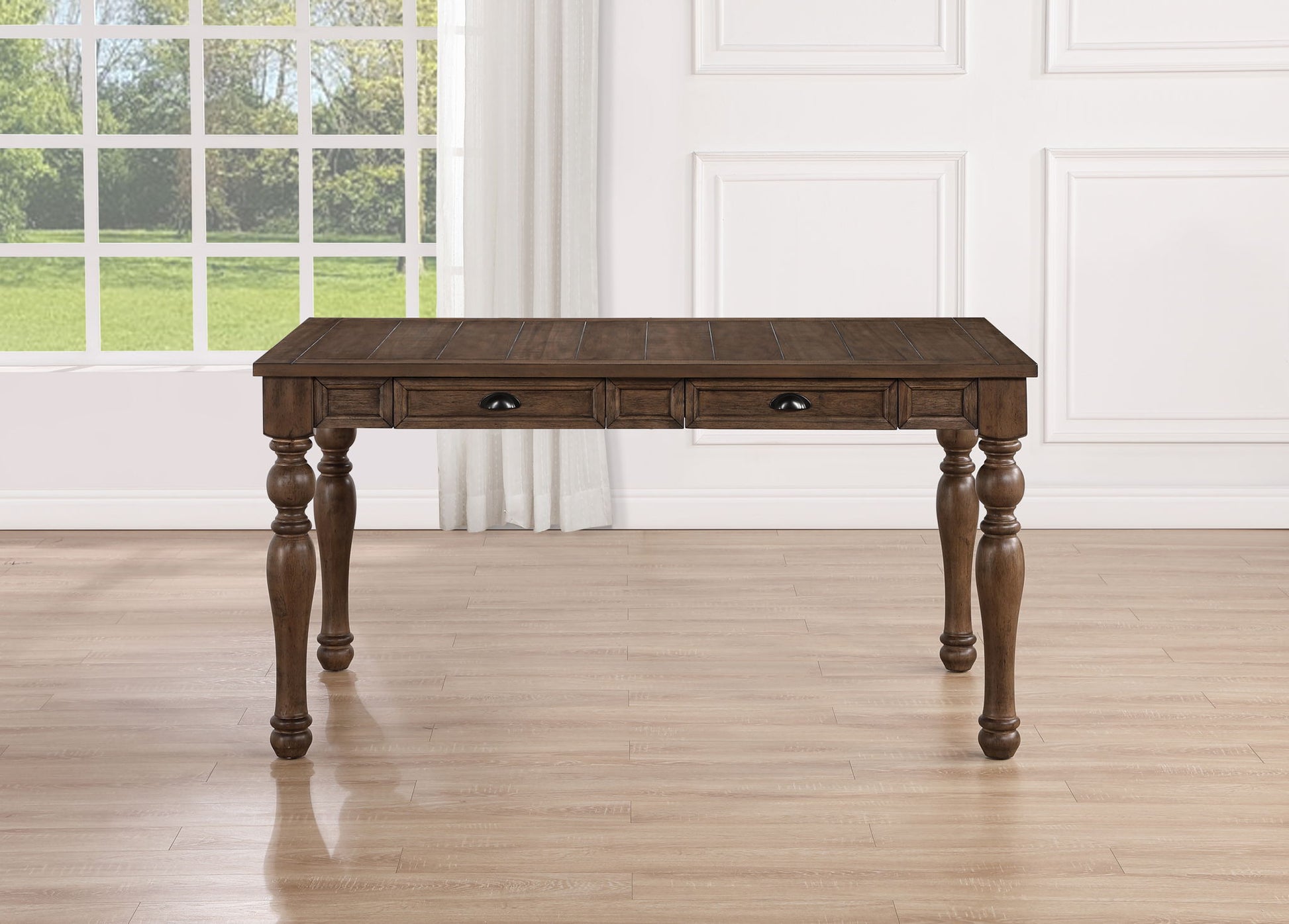 Joanna - 4 Drawer Dining Table - Brown - Hornell Furniture Outlet
