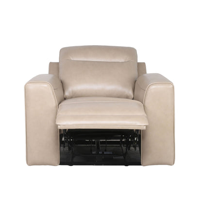 Doncella - Dual Power Reclining Chair - Sand - Hornell Furniture Outlet