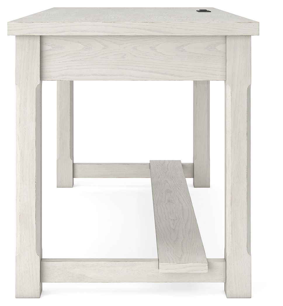 Robbinsdale - Antique White - Home Office Desk - Hornell Furniture Outlet