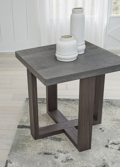 Dynnford - Gray / Brown - Occasional Table Set (Set of 3) - Hornell Furniture Outlet
