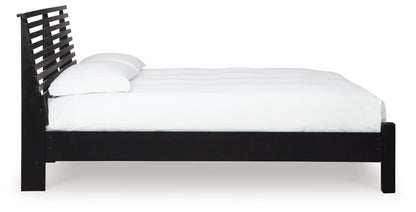 Danziar - Slat Panel Bed With Low Footboard Set - Hornell Furniture Outlet