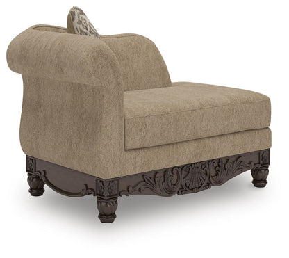 Chelsworth - RAF Corner Chaise - Golden - Hornell Furniture Outlet