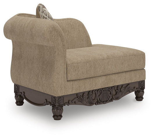 Chelsworth - RAF Corner Chaise - Golden - Hornell Furniture Outlet