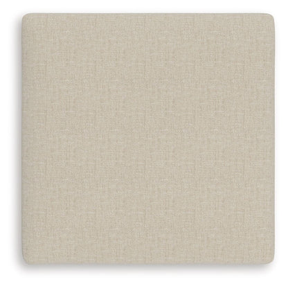 LadyMae - Twill - Oversized Accent Ottoman - Hornell Furniture Outlet