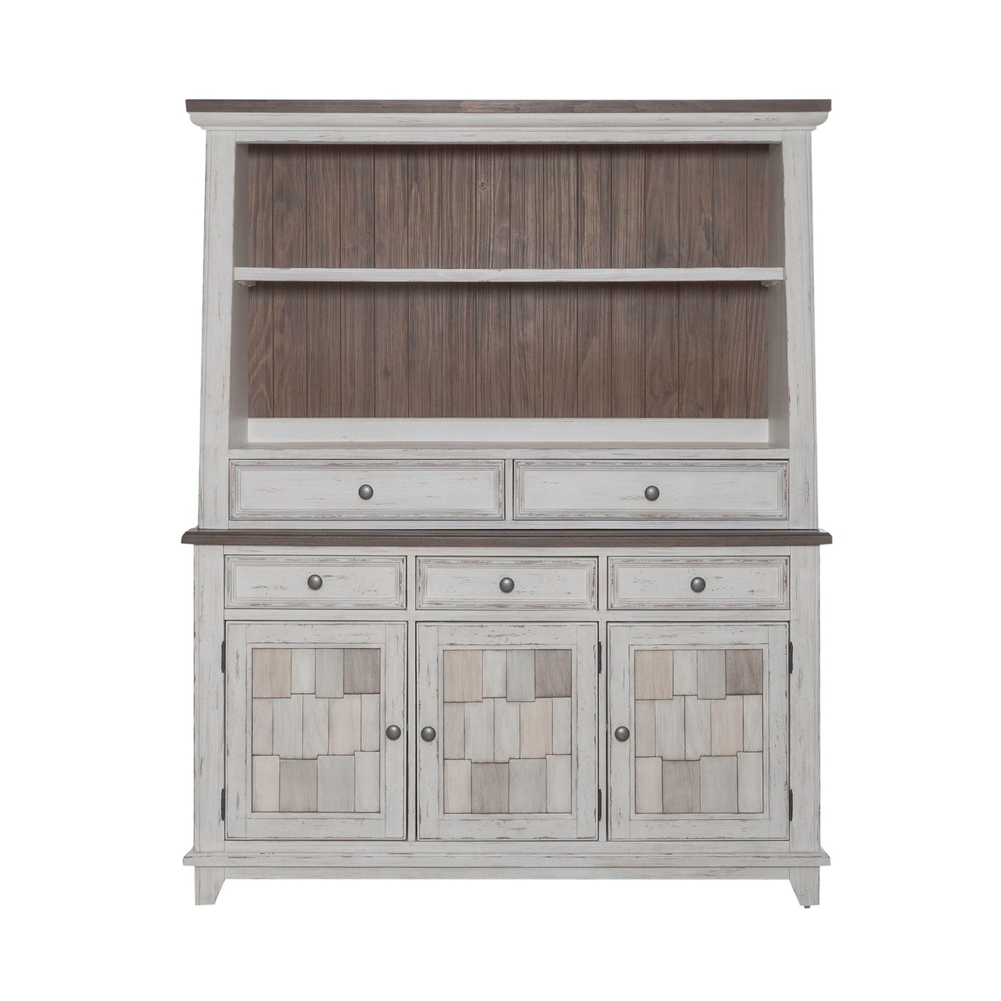 River Place - Server & Hutch - White - Hornell Furniture Outlet