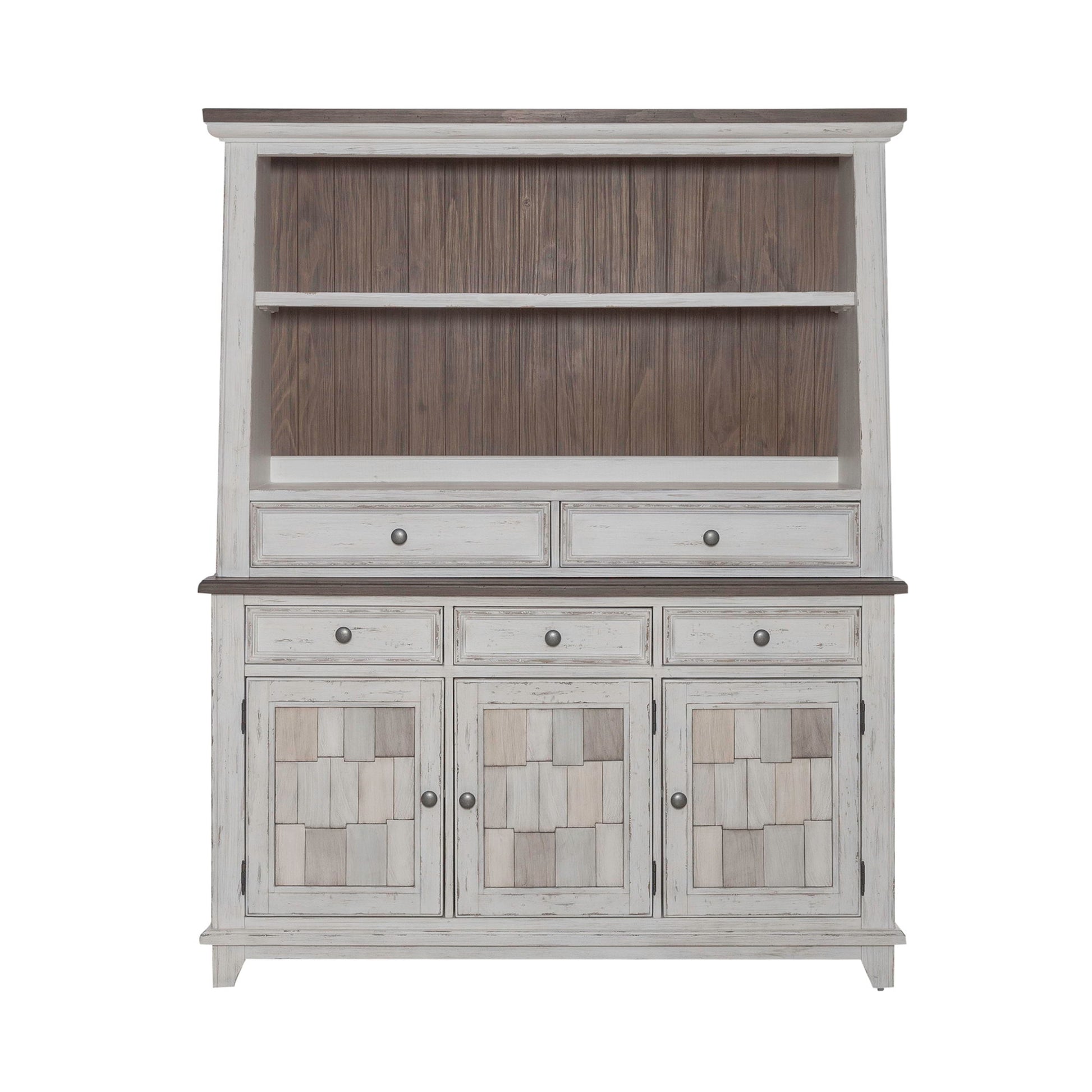 River Place - Server & Hutch - White - Hornell Furniture Outlet