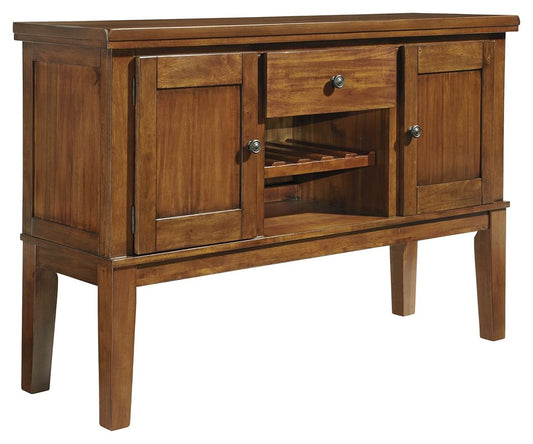 Ralene - Medium Brown - Dining Room Server - Hornell Furniture Outlet