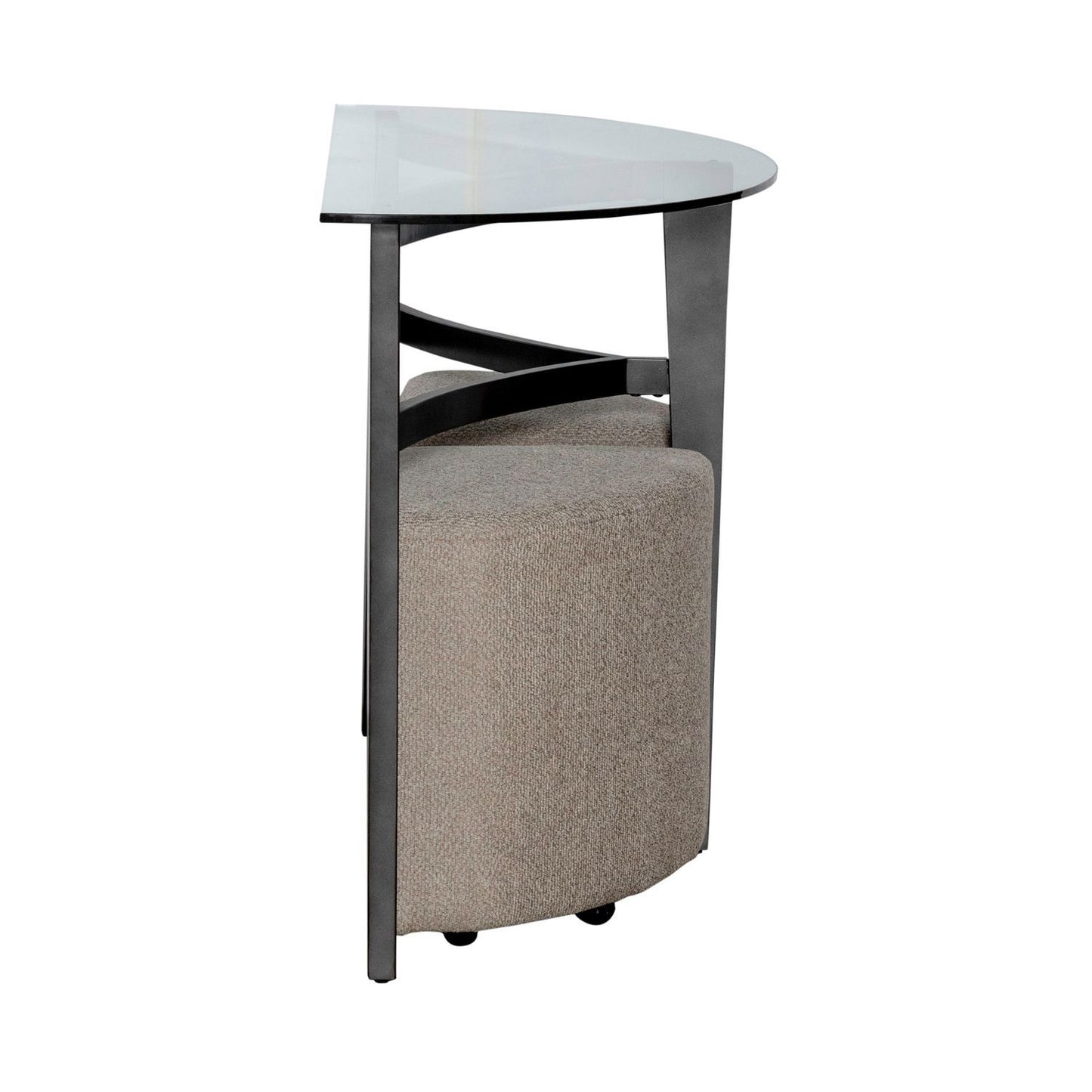 Capri - 3 Piece Table Set - Brown - Hornell Furniture Outlet
