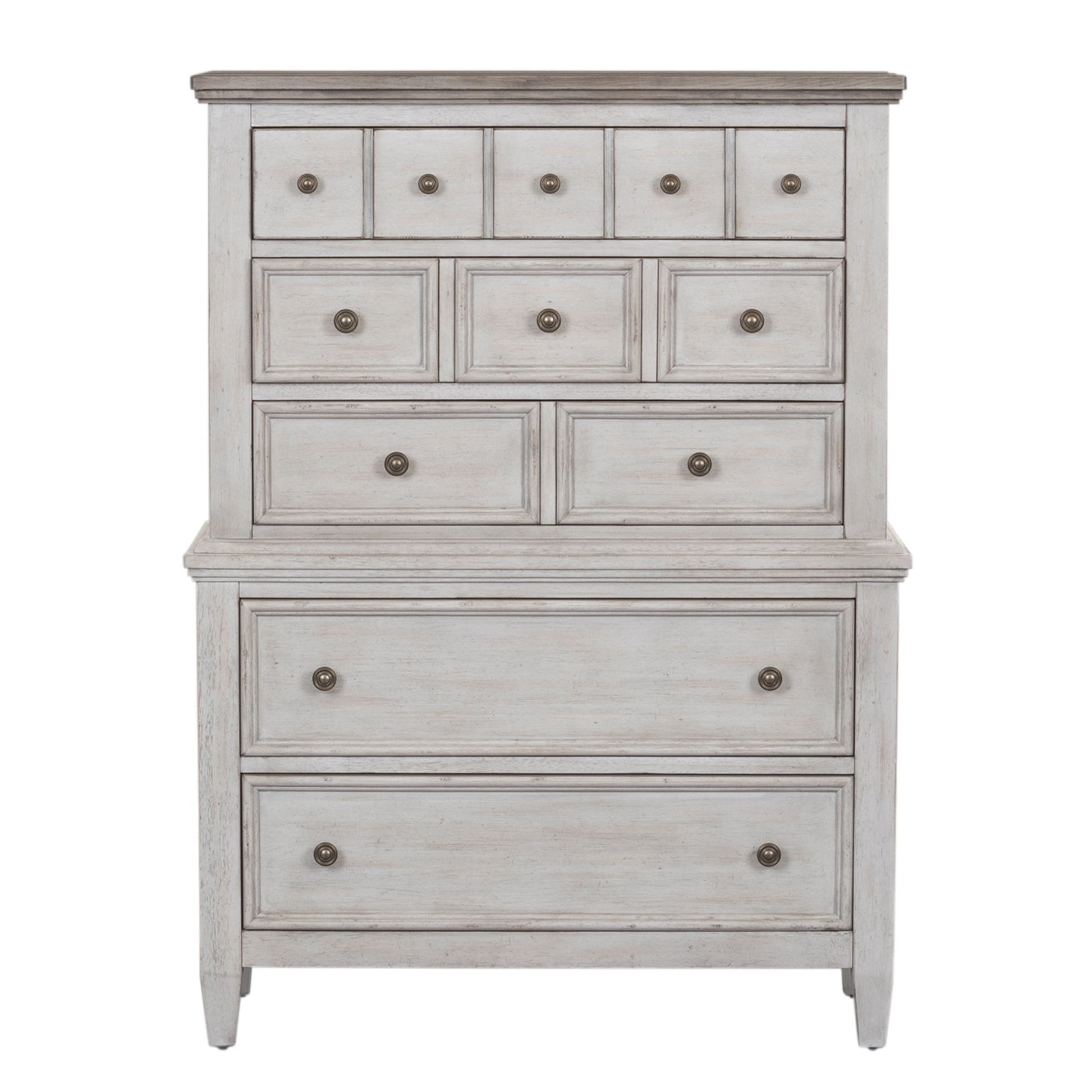 Heartland - 5 Drawer Chest - White - Hornell Furniture Outlet