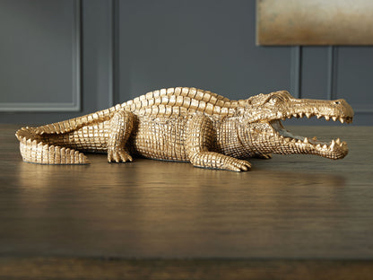 Lauretman - Antique Gold Finish - Sculpture - Hornell Furniture Outlet